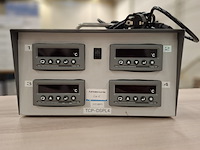 4x panelmeter in behuizing / thermodisplay - afbeelding 1 van  5