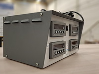 4x panelmeter in behuizing / thermodisplay - afbeelding 2 van  5