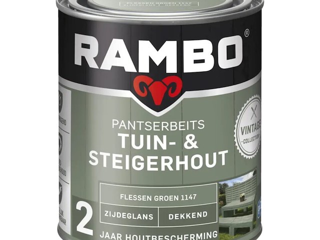 4x pantserbeits zijdeglans rambo, flessengroen, 0,75l - afbeelding 2 van  2
