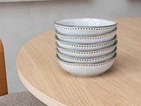 4x pastaborden set van 6 stuks – ø17,5 cm – parelwit vidi, sapore - afbeelding 5 van  6