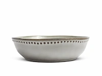 4x pastaborden set van 6 stuks – ø17,5 cm – parelwit, vidi, sapore - afbeelding 3 van  6