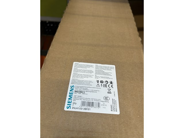 4x patroonlastscheidingsstrook, fuse switch disconnector siemens industry, 3nj41033bf01 - afbeelding 4 van  6