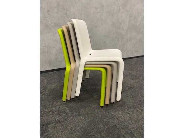 4x pedrali snow - nestelbare kantinestoel - afbeelding 5 van  5