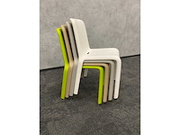 4x pedrali snow - nestelbare kantinestoel - afbeelding 5 van  5