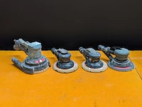4x pneumatische excentrische schuurmachine o.a. rodac