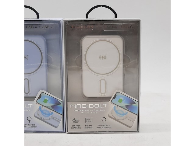 4x powerbank, merkury, mag bolt 5000 mah - afbeelding 6 van  6