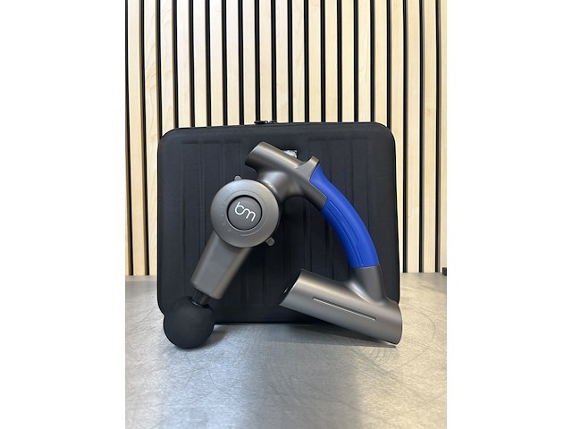 4x premium massage gun in koffer met 6 opzetstukken, bluemay - afbeelding 3 van  3