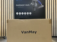 4x premium massage gun in koffer met 6 opzetstukken, bluemay