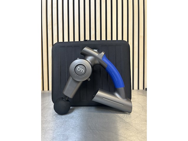 4x premium massage gun in koffer met opzetstukken, bluemay - afbeelding 6 van  14