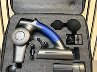 4x premium massage gun in koffer met opzetstukken, bluemay - afbeelding 2 van  14