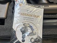 4x premium massage gun in koffer met opzetstukken, bluemay - afbeelding 4 van  14