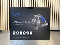 4x premium massage gun in koffer met opzetstukken, bluemay - afbeelding 8 van  14