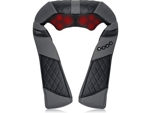 4x premium massagekussen, nekmassage apparaat bluemay - afbeelding 1 van  4