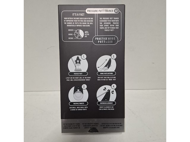 4x pressure putt trainer puttout, premium - afbeelding 4 van  5