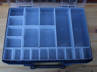 4x raaco carrylite 55/5x10 assortimentskoffer 20-vakken, hbd 57 x 413 x 330 mm, nette staat, kan sticker(lijm)resten bevatten - afbeelding 7 van  9