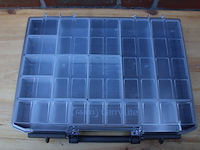 4x raaco carrylite 55/5x10 assortimentskoffer 20-vakken, hbd 57 x 413 x 330 mm, nette staat, kan sticker(lijm)resten bevatten - afbeelding 8 van  9