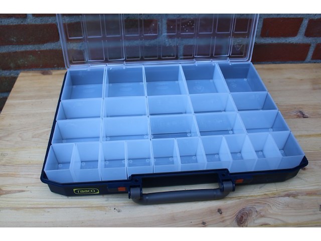 4x raaco carrylite 55/5x10 assortimentskoffer 25-vakken - afbeelding 2 van  9