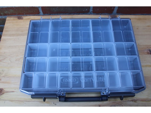 4x raaco carrylite 55/5x10 assortimentskoffer 25-vakken - afbeelding 4 van  9