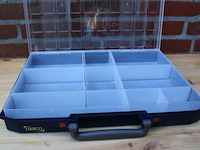 4x raaco carrylite 55/5x10 assortimentskoffer 9-vakken - afbeelding 4 van  11