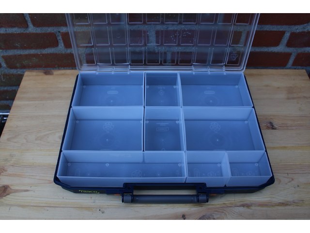 4x raaco carrylite 55/5x10 assortimentskoffer 9-vakken - afbeelding 5 van  11