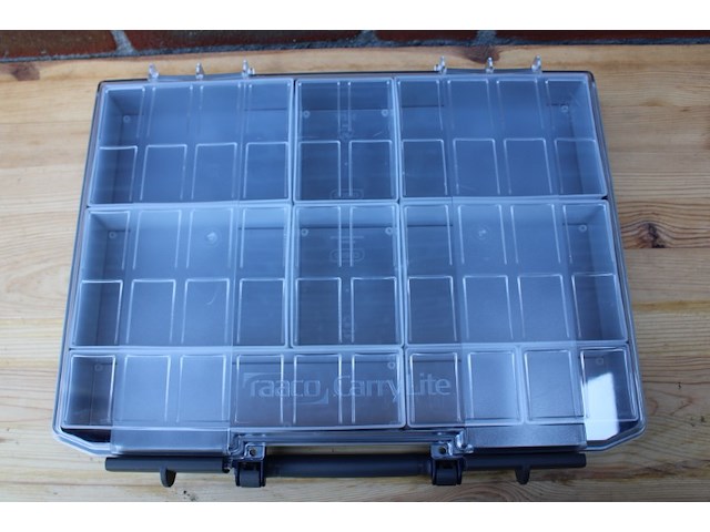4x raaco carrylite 55/5x10 assortimentskoffer 9-vakken - afbeelding 7 van  11