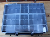 4x raaco carrylite 55/5x10 assortimentskoffer 9-vakken - afbeelding 7 van  11