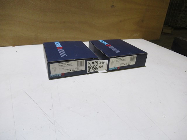 4x raamboompjes met sleutel hoppe, chroom - afbeelding 3 van  5