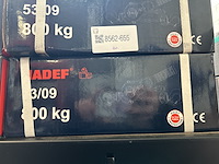 4x rateltakel met lastbegrenzer, hadef, 53/09 800 kg - afbeelding 2 van  3