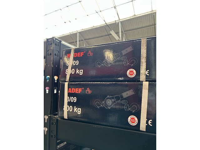 4x rateltakel met lastbegrenzer, hadef, 53/09 800 kg - afbeelding 3 van  3