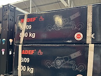4x rateltakel met lastbegrenzer, hadef, 53/09 800 kg - afbeelding 3 van  3