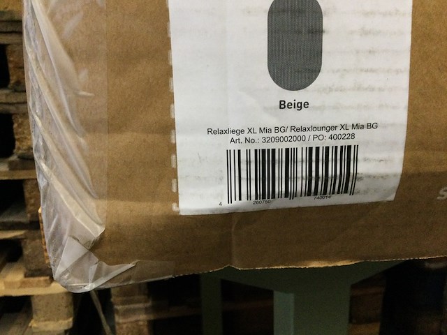 4x relaxstoelen xl mia belsol, antraciet - afbeelding 3 van  3