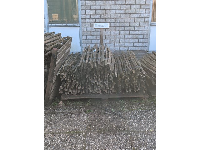 4x rol kastanjehekwerk - afbeelding 1 van  6