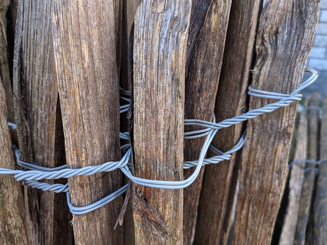 4x rol kastanjehekwerk - afbeelding 5 van  6