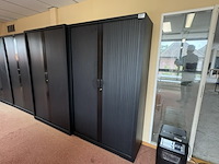 4x roldeurkast, zwart - afbeelding 2 van  3