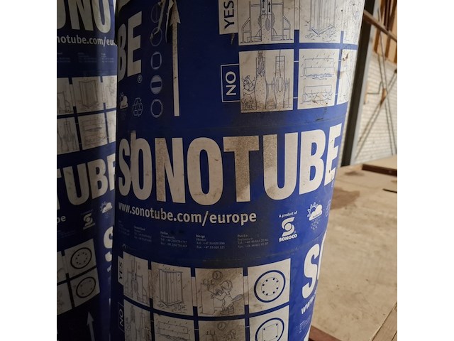 4x ronde betonbekisting , sonotube - afbeelding 2 van  3