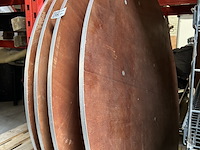 4x ronde tafel inklapbaar - afbeelding 1 van  4