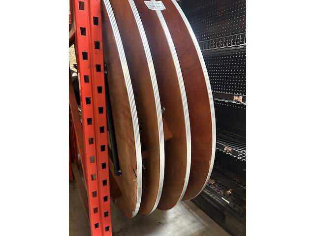 4x ronde tafel inklapbaar - afbeelding 3 van  4