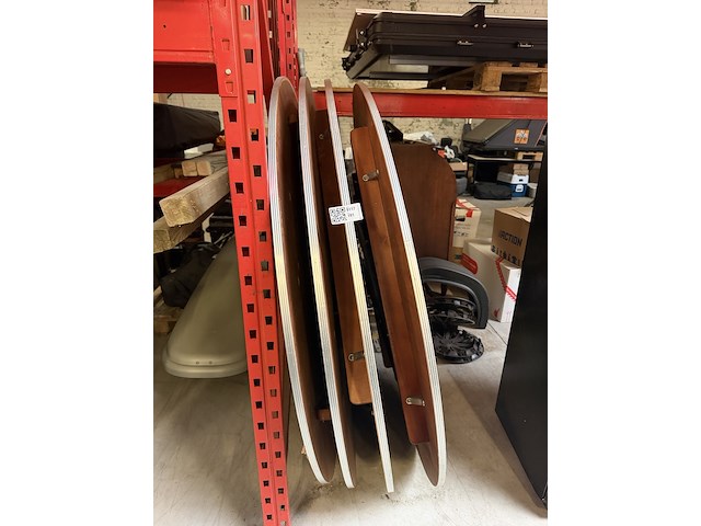 4x ronde tafel inklapbaar - afbeelding 3 van  3