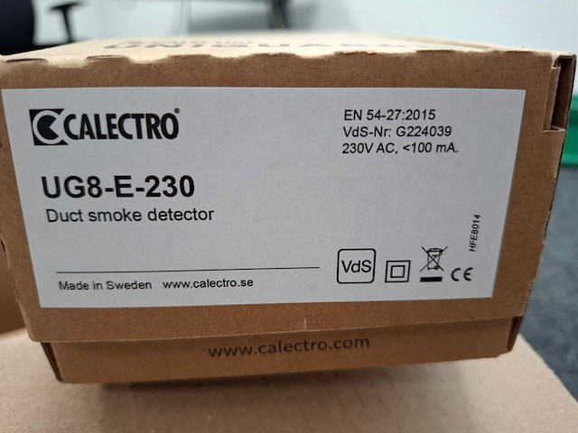 4x rookdetector t.b.v. luchtkanaal calectro, ugb-e-230 - afbeelding 4 van  4
