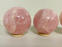 4x rozenkwarts bollen - afbeelding 2 van  5