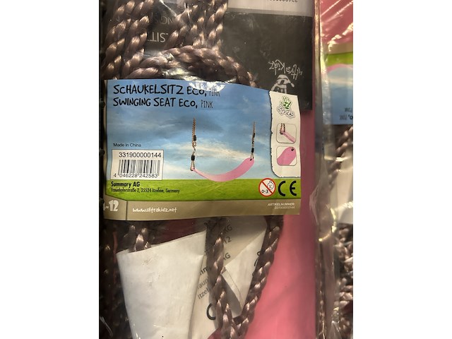 4x schommel, roze - afbeelding 2 van  4