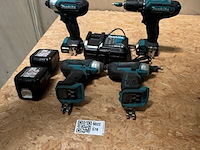 4x schroefmachine, makita, td110d - afbeelding 1 van  5