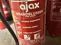 4x schuim brandblusser, ajax, schuimblusser, rood - afbeelding 2 van  2