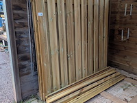 4x schuttingdeel grenen - afbeelding 1 van  5