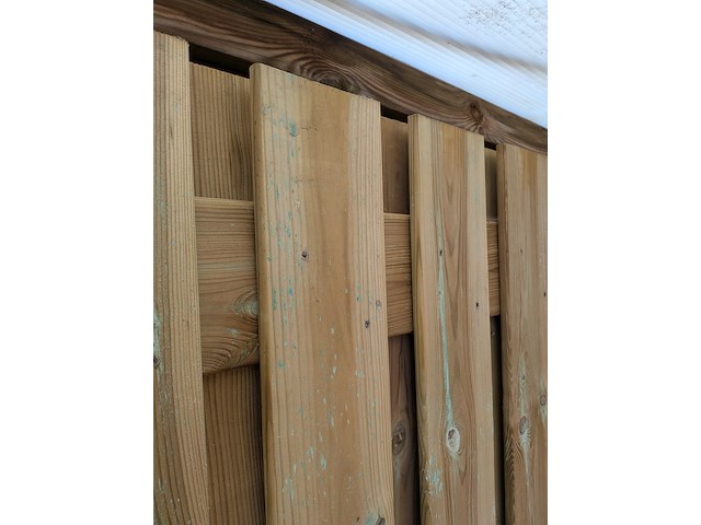4x schuttingdeel grenen - afbeelding 3 van  5