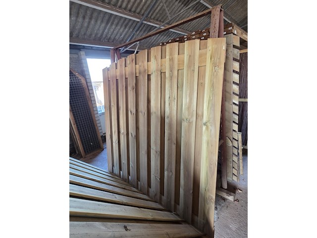 4x schuttingpaneel met 3x klimoprek - afbeelding 5 van  7