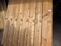 4x schuttingpaneel, o.a. hillhout - afbeelding 1 van  5