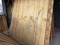 4x schuttingpaneel, o.a. hillhout - afbeelding 3 van  5