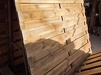 4x schuttingpaneel, o.a. hillhout - afbeelding 4 van  5