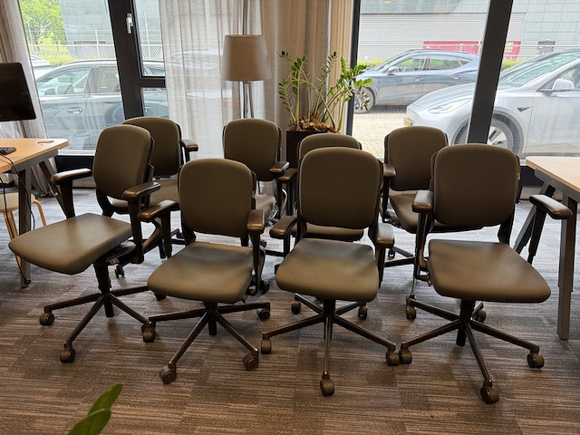 4x set bureaustoelen ahrend, grijs - afbeelding 1 van  6
